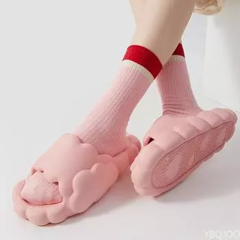 Тапочки из ЭВА, классные летние, для мужчин, женщин, пар, молодых, модные, дизайн мячей, мягкие, спортивные, для пар, унисекс, уличные, для мальчиков и девочек, женские тапочки 36 белый