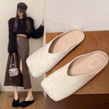 Тапочки из натуральной коровьей кожи, удобные, высшего качества, классические женские тапочки от бренда 35