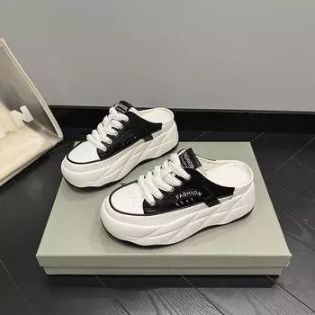 Тапочки из натуральной кожи с толстой подошвой. Тапочки для отдыха и спорта. Маленькие белые туфли. 33 бежевый