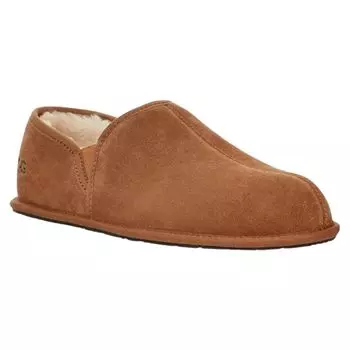 Тапочки из овчины, замшевые, свободные, потертые, повседневные туфли Romeo M SCUFF ROMEO II 1113630 CHESTNUT [UGG] Slip-on мужские US10(28,0 см) [Элемент]