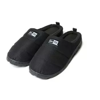 Тапочки комнатные черные M ROOM SHOES BOXLOGO BLK [New Era]