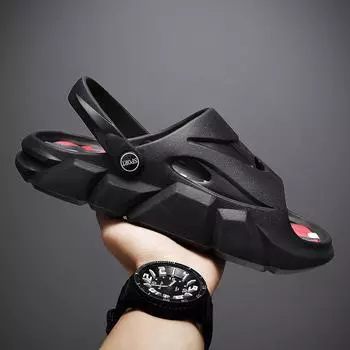 Тапочки Летние уличные спортивные пляжные туфли Пара Новые домашние нескользящие сандалии Повседневные мужские сандалии Повседневные женские сандалии 36