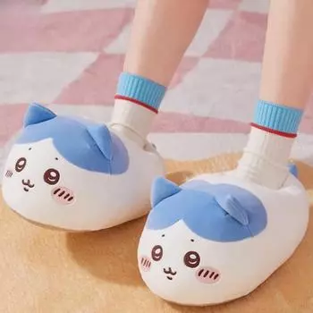 Тапочки мягкие и теплые бытовые милые детские игрушки из мультфильмов периферийные подарки на день рождения кавайные нескользящие подарки 35-42 shoe length 26