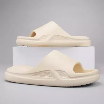 Тапочки мужские домашние мягкие удобные нескользящие легкие мужские сандалии модные универсальные на толстой подошве Eva взрывной стиль мода 40