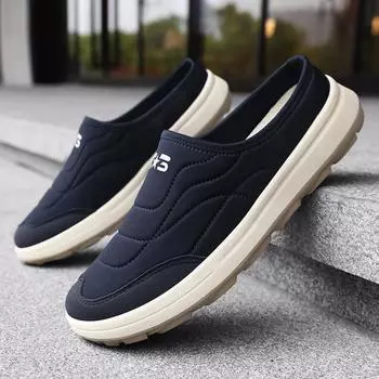 Тапочки мужские летние однопедальные повседневные полускользящие мягкая подошва не душные ноги одинарные туфли удобные туфли 39