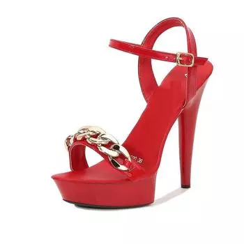 Тапочки на платформе. Женская летняя водонепроницаемая противоскользящая сексуальная обувь на платформе. 34 белый