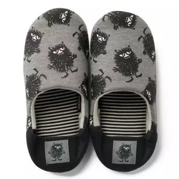 Тапочки Nippon Room Shoes Moomin Grey Scandinavian Cute Babouche Stinky Moomin Goods Character Slippers Indoor Adult Miscellaneous Goods Ranking