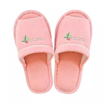 Тапочки OKA Comforta 6, моющиеся, розовые, милые, повседневные (Простой, обычный)