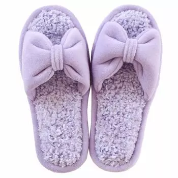 Тапочки Oka фиолетовые, размер стопы до 25 см, подошва PLYS Fleuris, прибл.