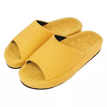 Тапочки Okumura Comfortable Made in Perfect Less Fatige, цвет, 25 см, желтый, HECE6903YE, Япония, Fit, жёлтый
