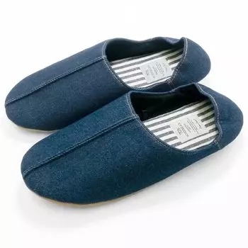 Тапочки Okumura Denim Babouche M Navy AAAA7902NV Легкие и удобные в носке Простой дизайн