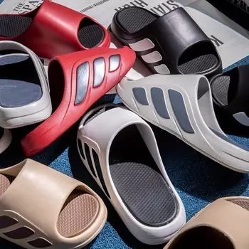 Тапочки One Foot Stirrup Slippers - Легкая нескользящая антизапаховая обувь для дома и улицы на весну и осень, домашние тапочки двойного назначения 36-37 белый