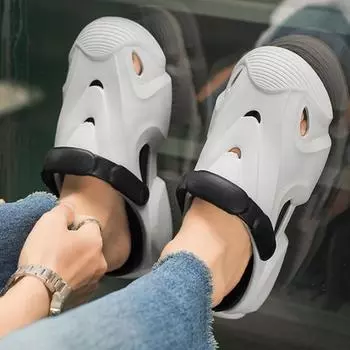 Тапочки открытые внутренние нескользящие мужские сандалии Eva мужские с приветственным предложением дышащие стильные 39 роскошные H новые летние низкие цены V 38-39