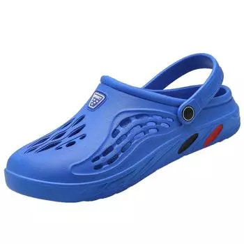 Тапочки оверсайз 36–49 и туфли с перфорацией 49 чёрный