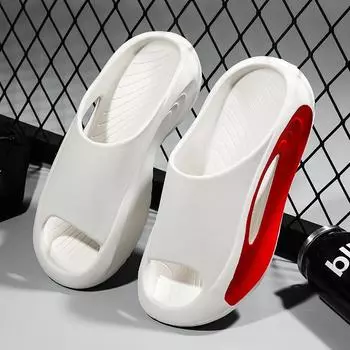 Тапочки парные тапочки летние новые толстые нескользящие износостойкие тапочки мужские и женские тапочки для отдыха на открытом воздухе пляжные тапочки 36-37