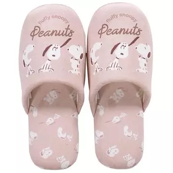 Тапочки Пушистые Снупи Бежевые Универсальный размер [Senko]