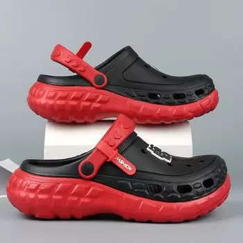 Тапочки с подошвой из шин 5 см, увеличивающие рост, толстая подошва, пляжная обувь, мужские модные сандалии 40-41 светло-серый