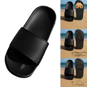 Тапочки со скрытой подошвой. Интересные тапочки. Удобная уличная пляжная обувь. Тапочки. 35