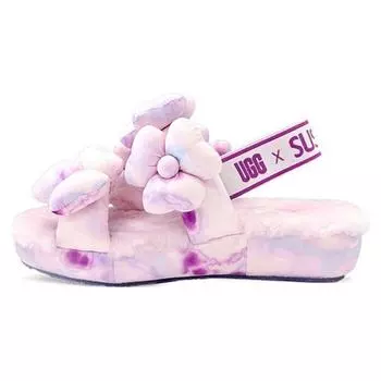 Тапочки Susan Fang X Ugg Fabric Flower Decor женские тапочки розовые 1143570-PINK 37