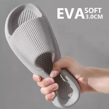 Тапочки, тапочки для пар, мужские и женские тапочки, летние сандалии и тапочки, модные повседневные пляжные тапочки с толстой подошвой для ванной комнаты 36-37 розовый