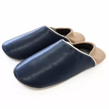 Тапочки темно-синие L размер [Okumura]