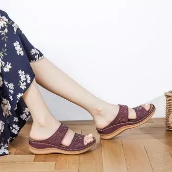Тапочки Женщины Летняя обувь Легкая Удобная Повседневная пляжная обувь Горки Женские сандалии 36 хаки