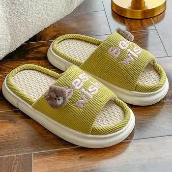 Тапочки женские 2024 женские теплые домашние тапочки для пар мягкие хлопковые тапочки легкие мягкие удобные тапочки Zapatillas Mujer 36-37 розовый