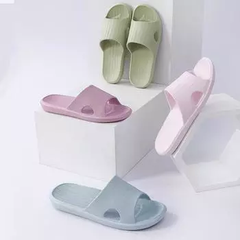 Тапочки женские домашние домашние из этиленвинилацетата для ванной комнаты, нескользящие мужские модели для пар, тапочки-сандалии в виде облаков 37-38 светло-зеленый