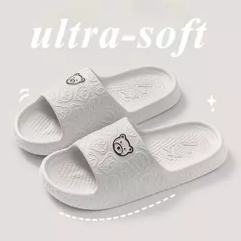 Тапочки женские летние для улицы, дома, ванной комнаты, нескользящие, новые, с толстой подошвой, сандалии, тапочки 36-37