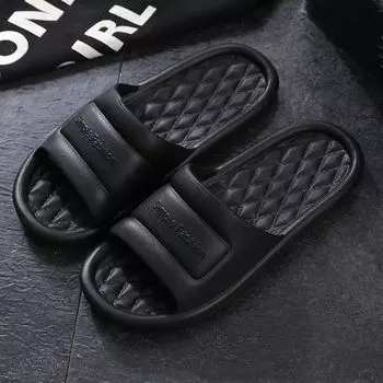 Тапочки женские летние домашние тапочки домашние нескользящие домашние тапочки для ванной на толстой подошве мужские домашние тапочки для пар 36-37 розовый