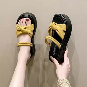 Тапочки женские летние Tide с феей и юбкой Two Wear Beach Muffin сандалии на толстой подошве тапочки женские модные женские летние дышащие туфли 35