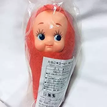 Tarako Kewpie stuffed toy...