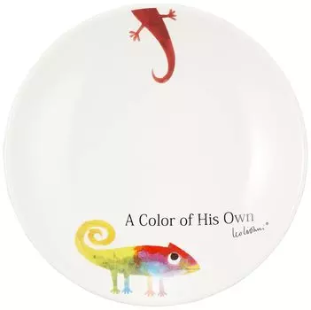Тарелка Aito [Leo Lionni] Средняя тарелка Приблизительно. 16 см Chameleon Mino Ware Сделано в Японии 278233