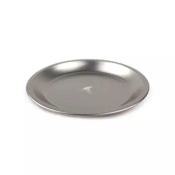 Тарелка для кемпинга на открытом воздухе, титановая тарелка Tsubame Sanjo 23 см, сделано в Японии, столовая посуда, плоская тарелка, сервировочная тарелка, круглая, большого размера, Solo Can Peaks Trees серебряный