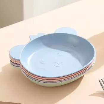 Тарелка для костей, бытовая, милая тарелка с медведем, тарелка для костей, тарелка для закусок, тарелка для фруктов, тарелка для закусок, тарелка для мусора на обеденном столе