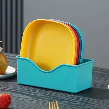 Тарелка для костей, бытовая, пищевая, фруктовая тарелка, легкая роскошь, высококлассная, для обеденного стола, для мусора и костей, настольная, для фруктов и закусок, фруктовая тарелка