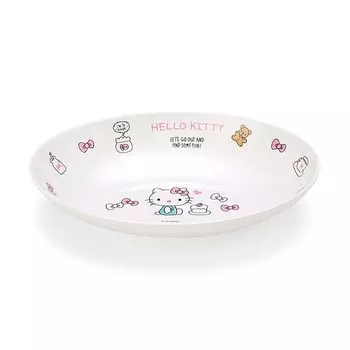 Тарелка для пасты карри из меламина Sanrio Hello Kitty 836508 &