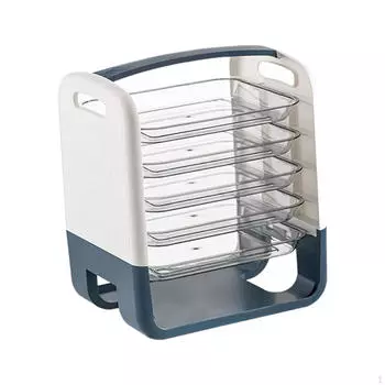 Тарелка для приготовления фруктов, полки на столешнице, 5-ярусный поднос для сервировки, полка для гарнира, сортировка чёрный