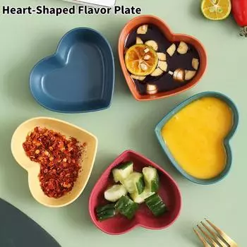 Тарелка для приправы из пшеничной соломы. Кухонная тарелка для кимчи. Тарелка для приправы с соусом. розовый