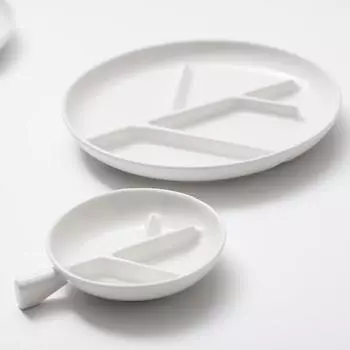 Тарелка для совместного использования Tackaon Havre & Petit Havre Набор тарелок для совместного использования Красивая тарелка Десерт Гарнир Закуска Тарелка #VALUE!