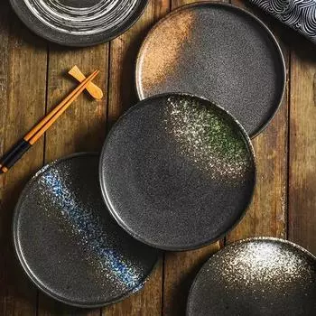 Тарелка для стейка домашняя керамическая западная еда итальянская тарелка японская суши тарелка завтрак десерт креативная пицца