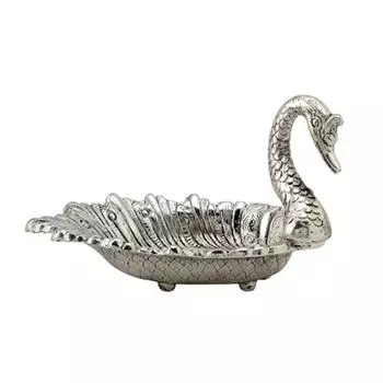 Тарелка для сухофруктов, Metal Duck Shaped Dry Fruit Tray Decorative Platter, eCraftIndia
