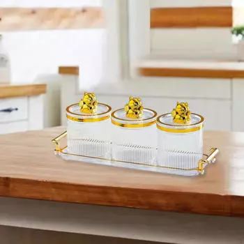 Тарелка для сухофруктов Многоцелевая тарелка для закусок Разделенные сервировочные тарелки для вечеринки чистый