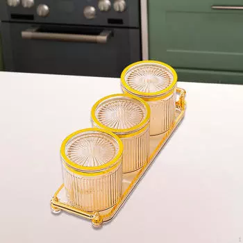 Тарелка для закусок, разделенная сервировочная посуда, поднос для сухофруктов, миска для закусок на свадьбу 3 grids