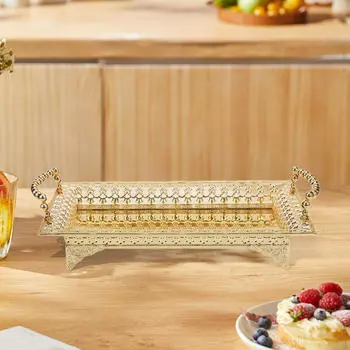 Тарелка для закусок, сервировочное блюдо, стильное, легко моющееся, прочное, фруктовое, конфетное, для спальни