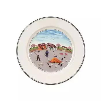 Тарелка для завтрака Villeroy & Boch Design Naif Huhnerhof
