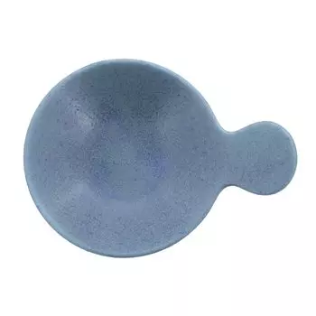 Тарелка маленькая с ручкой EAST table 7 см, цвет темно-синий, сделано в Японии, можно использовать в микроволновой печи, можно мыть в посудомоечной машине, закуска, гарнир 711-010-02