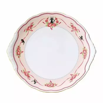 Тарелка Noritake 28 см, доставка, розовый костяной фарфор, Kiki s MJ58119/H-612L