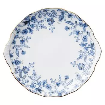 Тарелка Noritake 28 см, синий костяной фарфор Sorrentino T58119A/4562