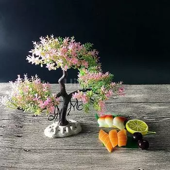 тарелка поднос красота морепродукты суши украшение цветы дерево растения художественная концепция украшение орнамент креативный персиковый цвет